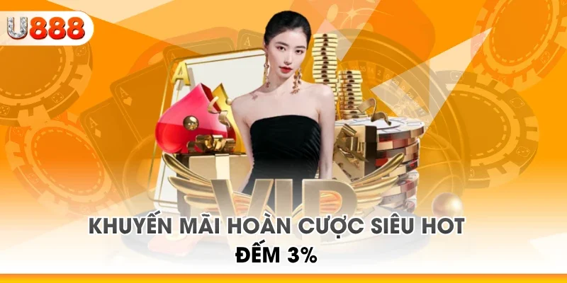 Khuyến mãi hoàn cược siêu hot đếm 3%