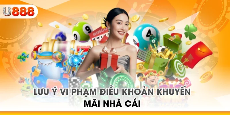 Lưu ý vi phạm điều khoản khuyến mãi nhà cái